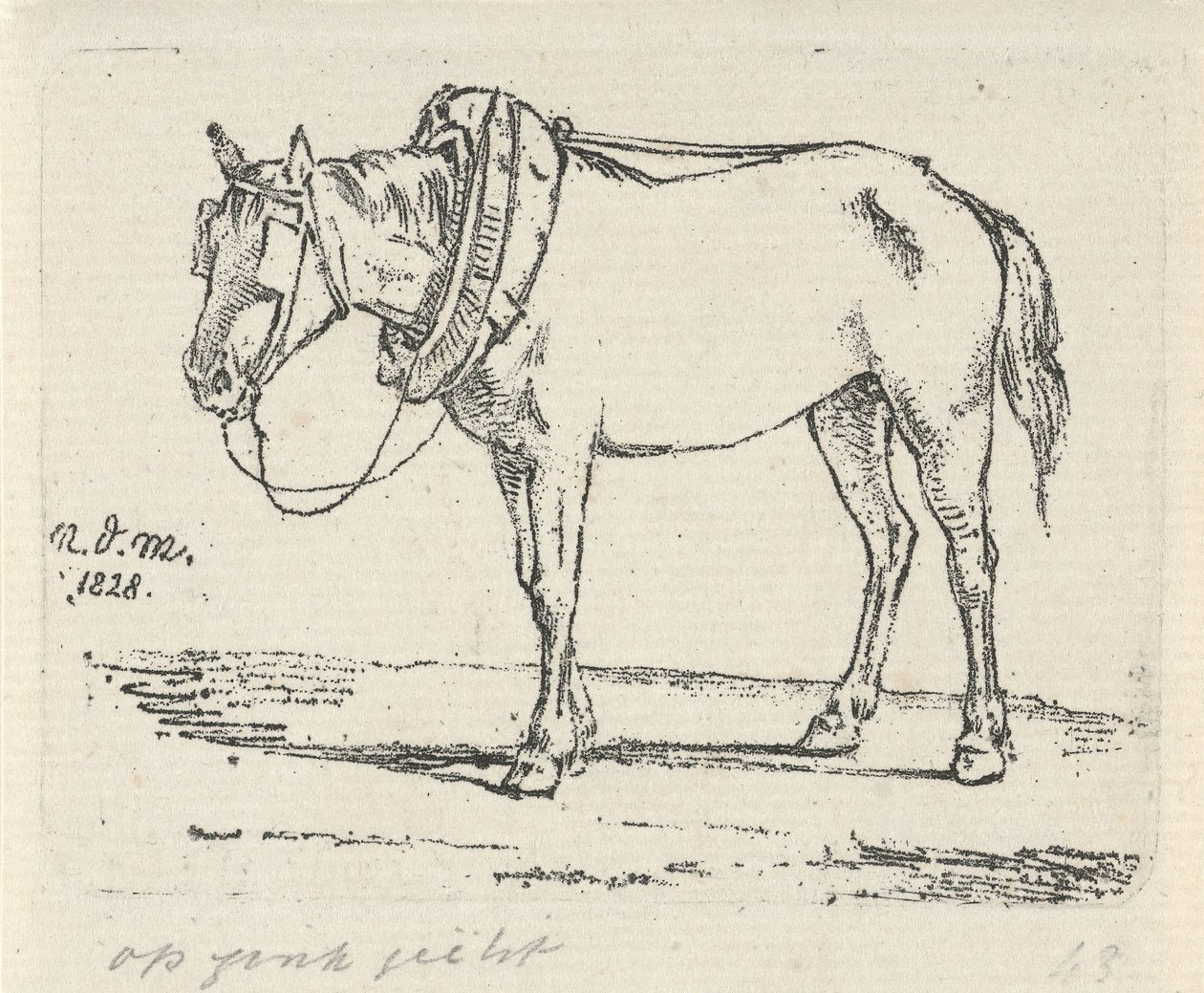 yapılmış at by Anthonie Willem Hendrik Nolthenius de Man