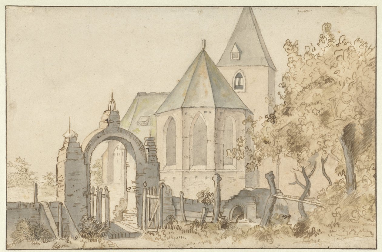 Soest'teki Kilise by Anthonie van Borssom