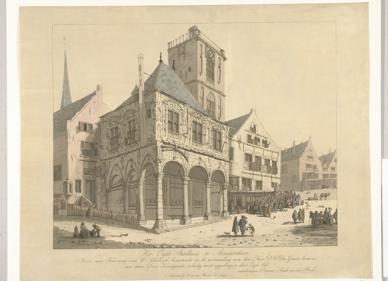 Amsterdam Eski Belediye Binası, 1641 Amsterdam Eski Belediye Binası (nesne üzerindeki başlık) by Anthonie van den Bos