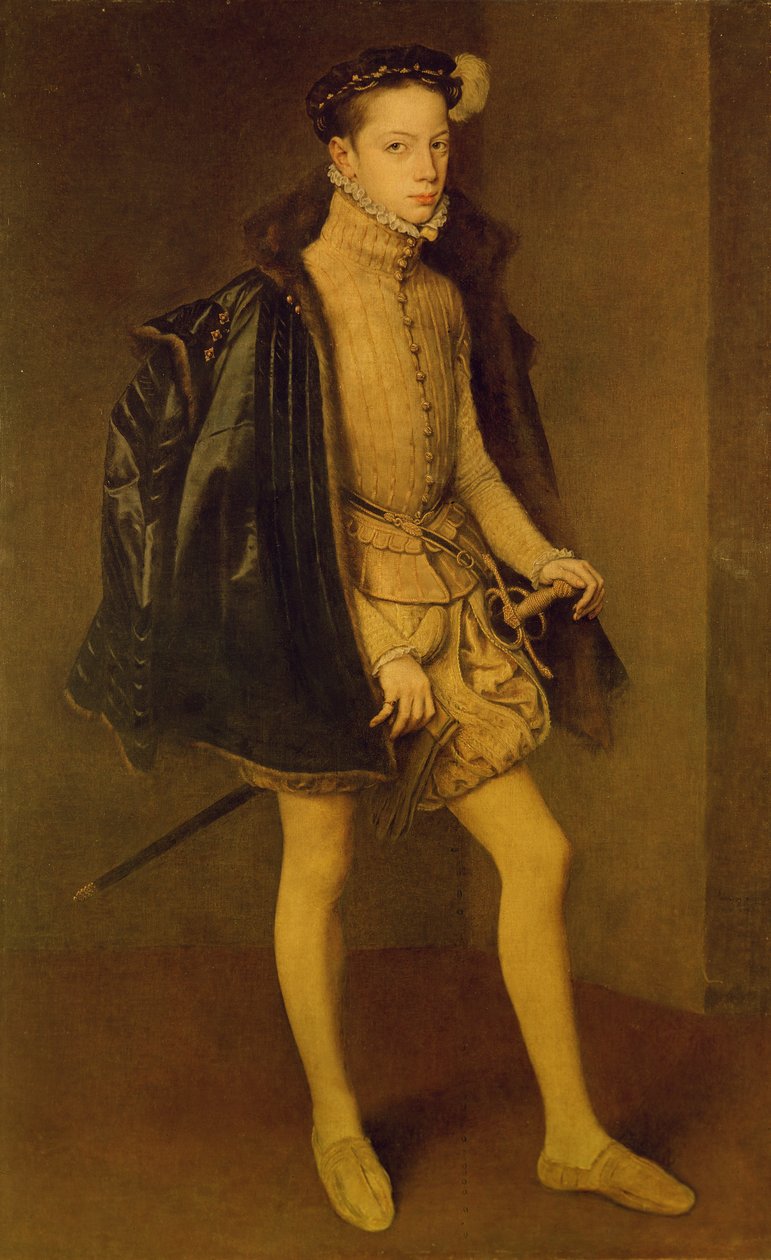 Alexander Farnese (1545-1592), Parma Dükü portresi by Anthonis van Dashorst Mor