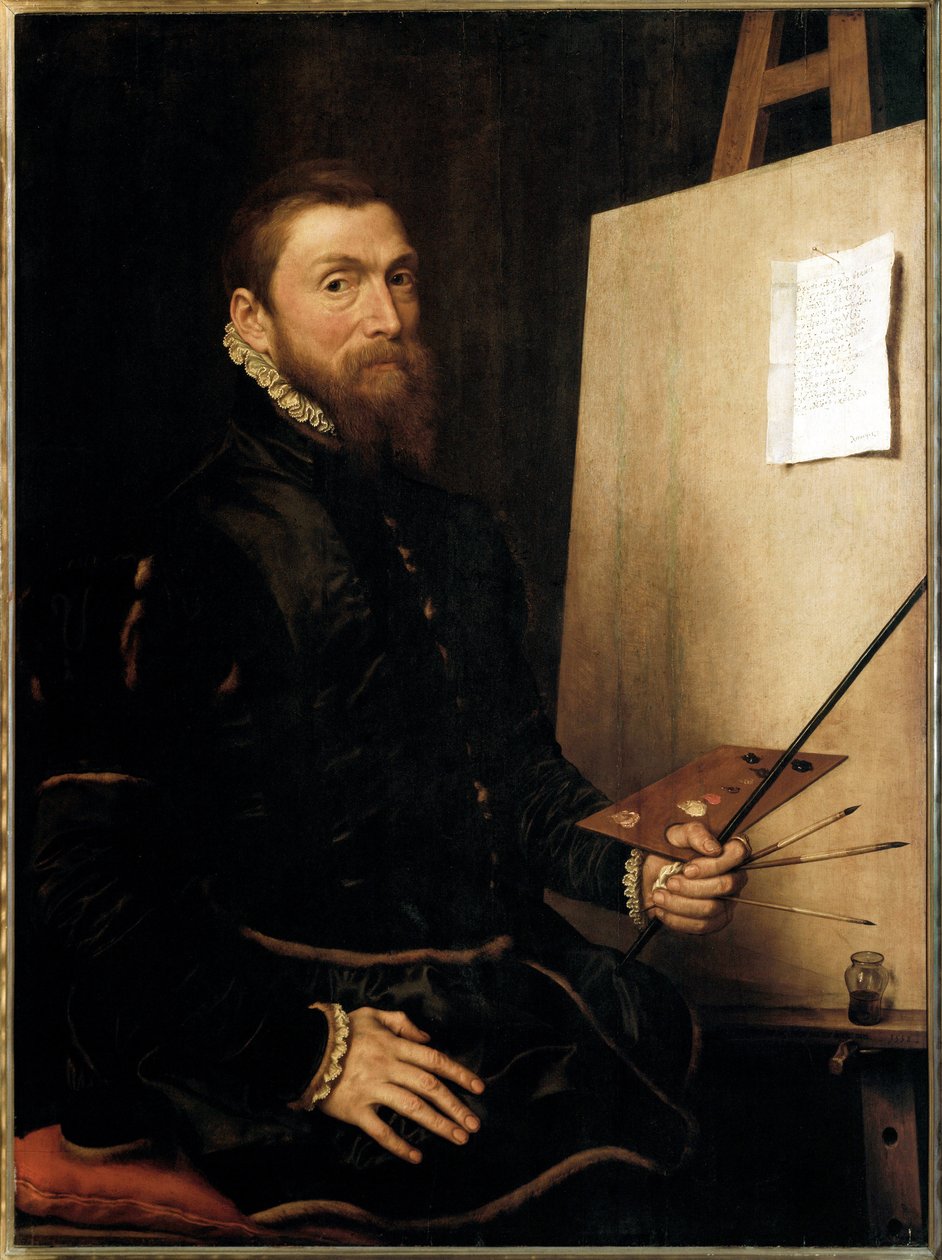 Otoportre - Resim by after Anthonis Mor van Dashorst