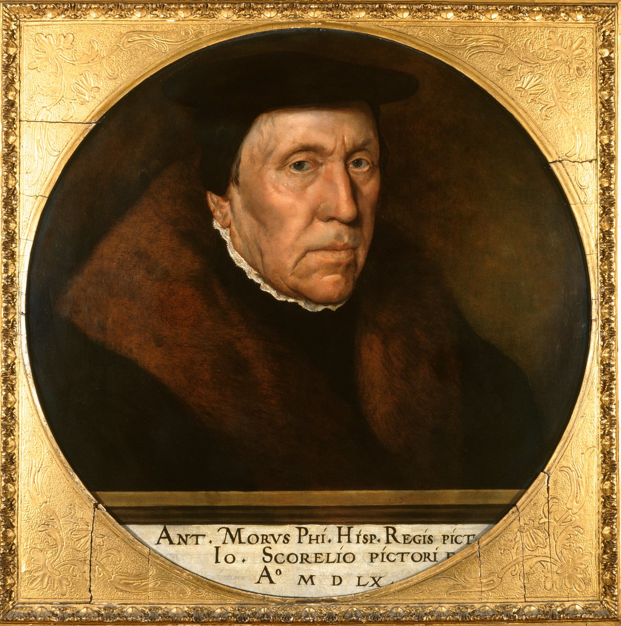 Jan van Scorel (1495-1562) 1560 (panelde yağ) by Anthonis van Dashorst Mor
