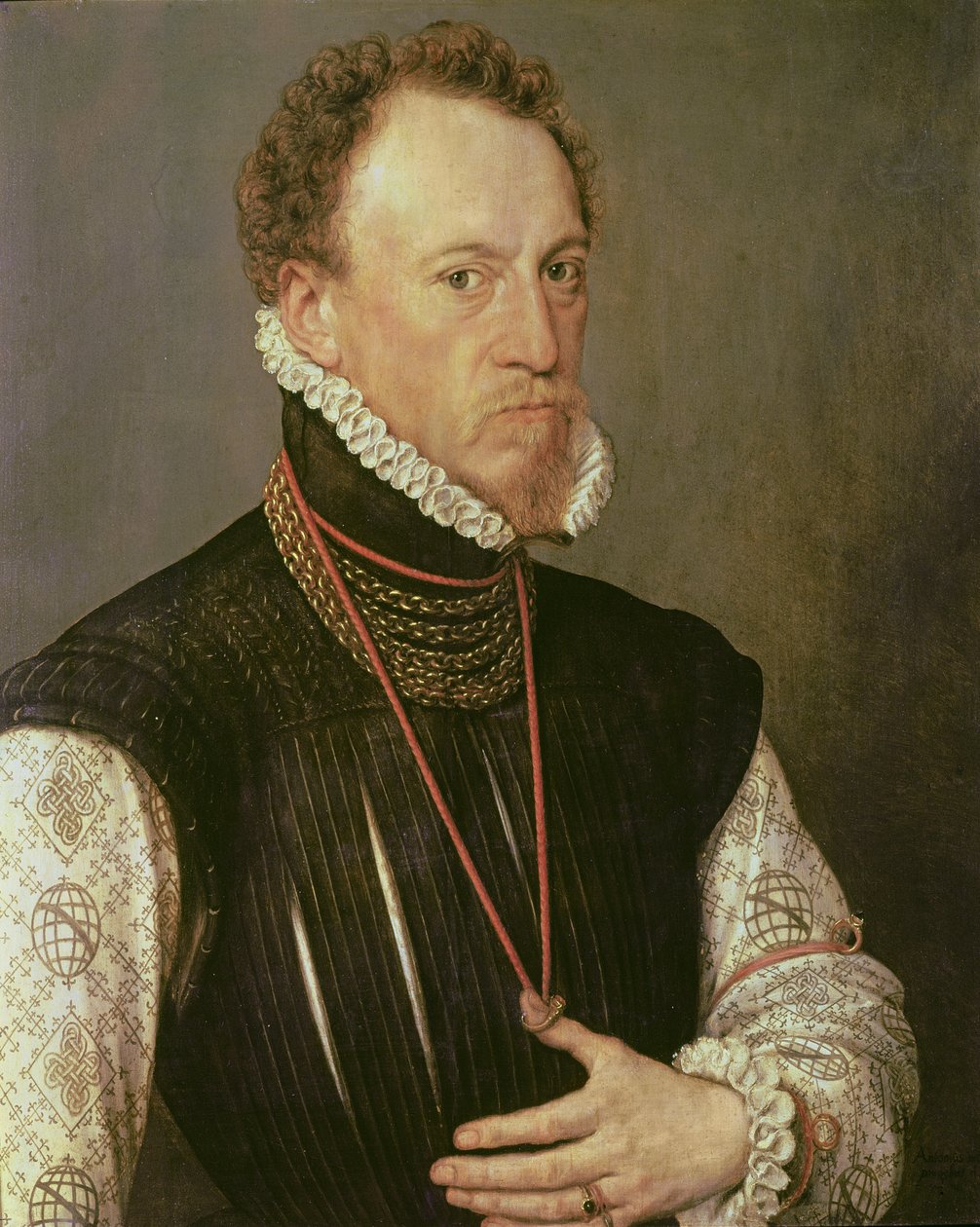 Sir Henry Lee (1533-1611), 1568 (panel) by Anthonis van Dashorst Mor
