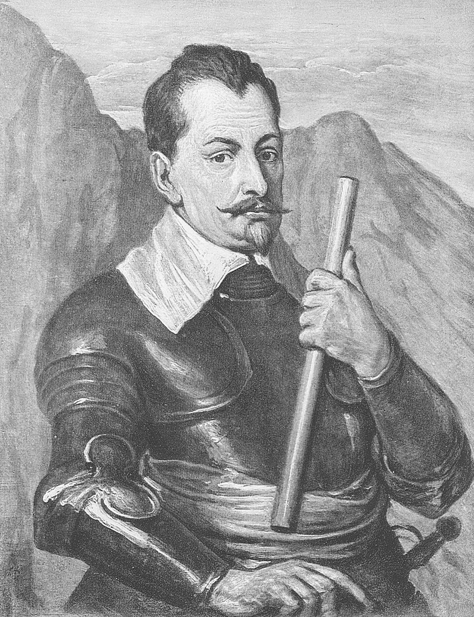 Albrecht von Wallenstein by Anthony van Dyck