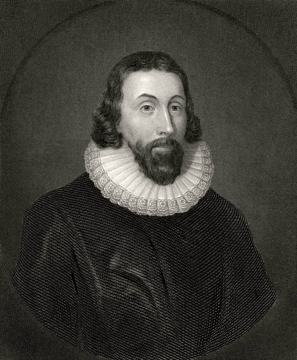 John Winthrop, Charles William Sharpe (1818-99) tarafından oyulmuş by Anthony van Dyck