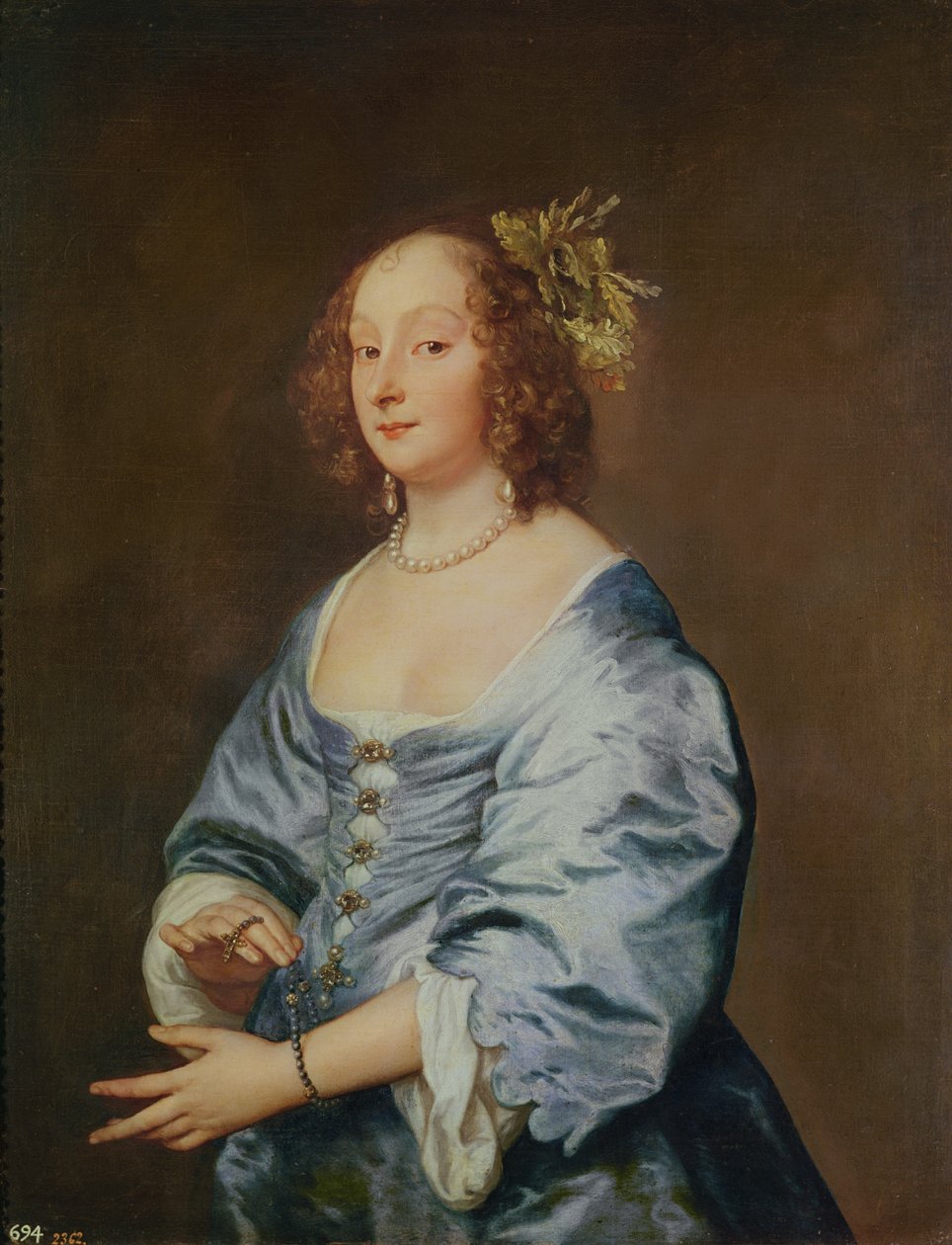 Marie Ruthven, Leydi van Dyck, c.1639 by Anthony van Dyck