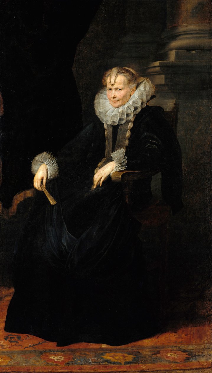 Cenevizli Bir Hanımefendinin Portresi by Anthony van Dyck
