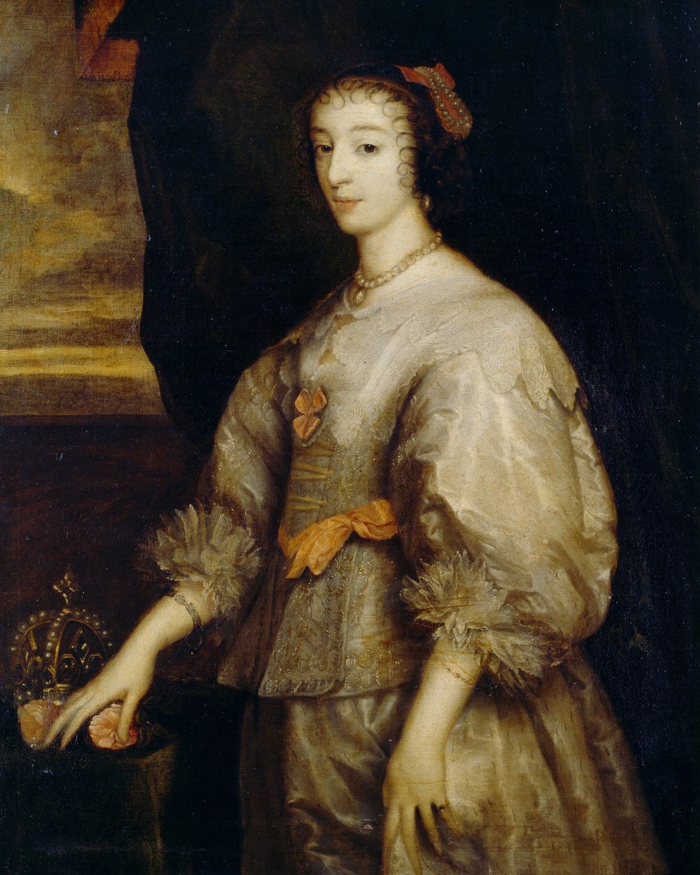 Kraliçe Henrietta Maria by Anthony van Dyck