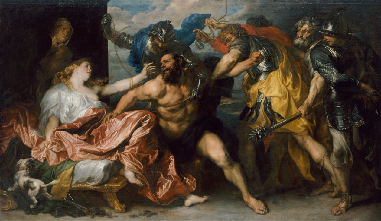 Samson ve Delilah by Anthony van Dyck