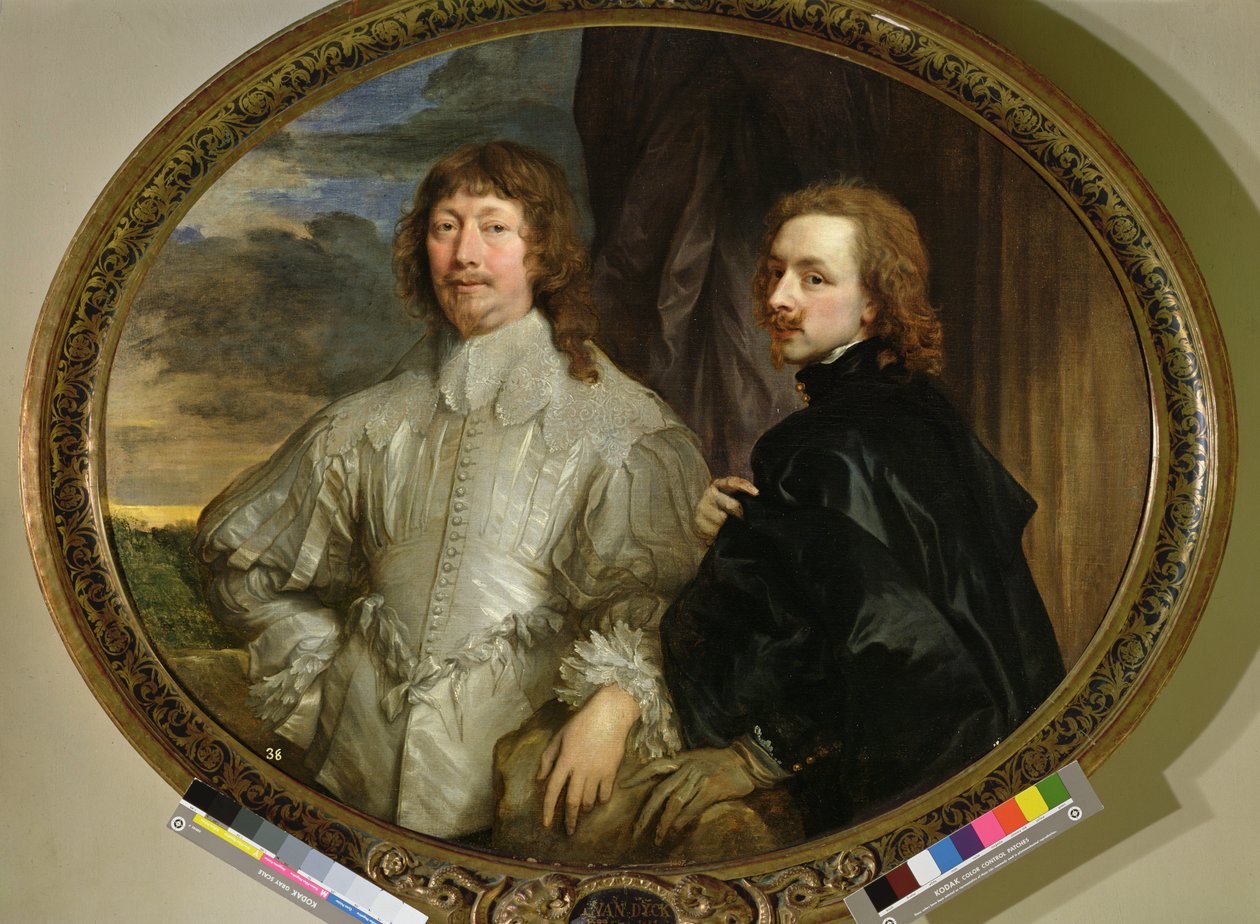 Sir Endymion Porter ve Sanatçı, c.1635 by Anthony van Dyck