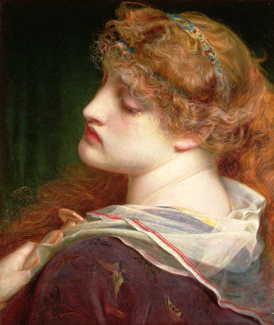 Mecdelli Meryem, 1862 by Anthony Frederick Augustus Sandys