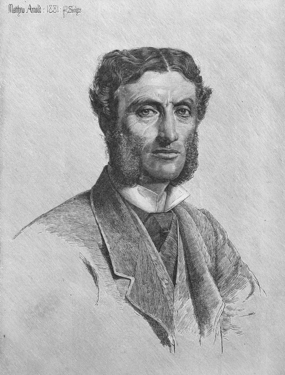 Matthew Arnold, 1881 by Anthony Frederick Augustus Sandys