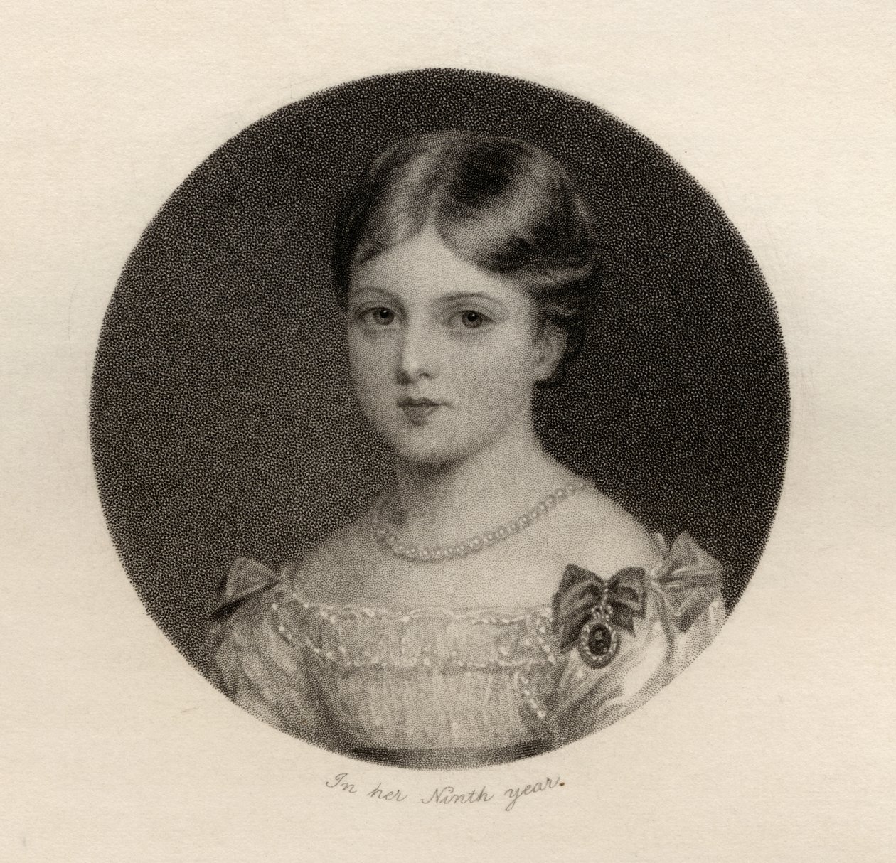Saxe-Coburg Prensesi Alexandrina Victoria, Thomas Woolnoth (1785-1857) tarafından 