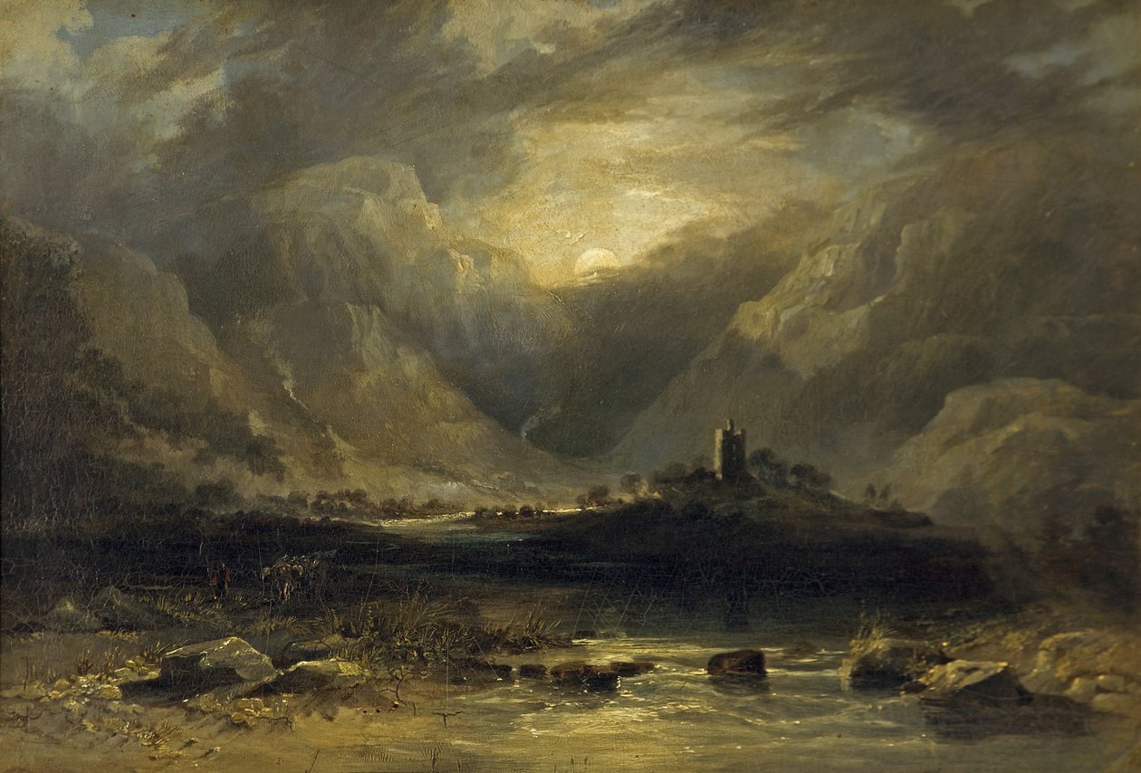 Vale of Llanberis, Snowdon, Kuzey Galler by Anthony Vandyke Copley Fielding