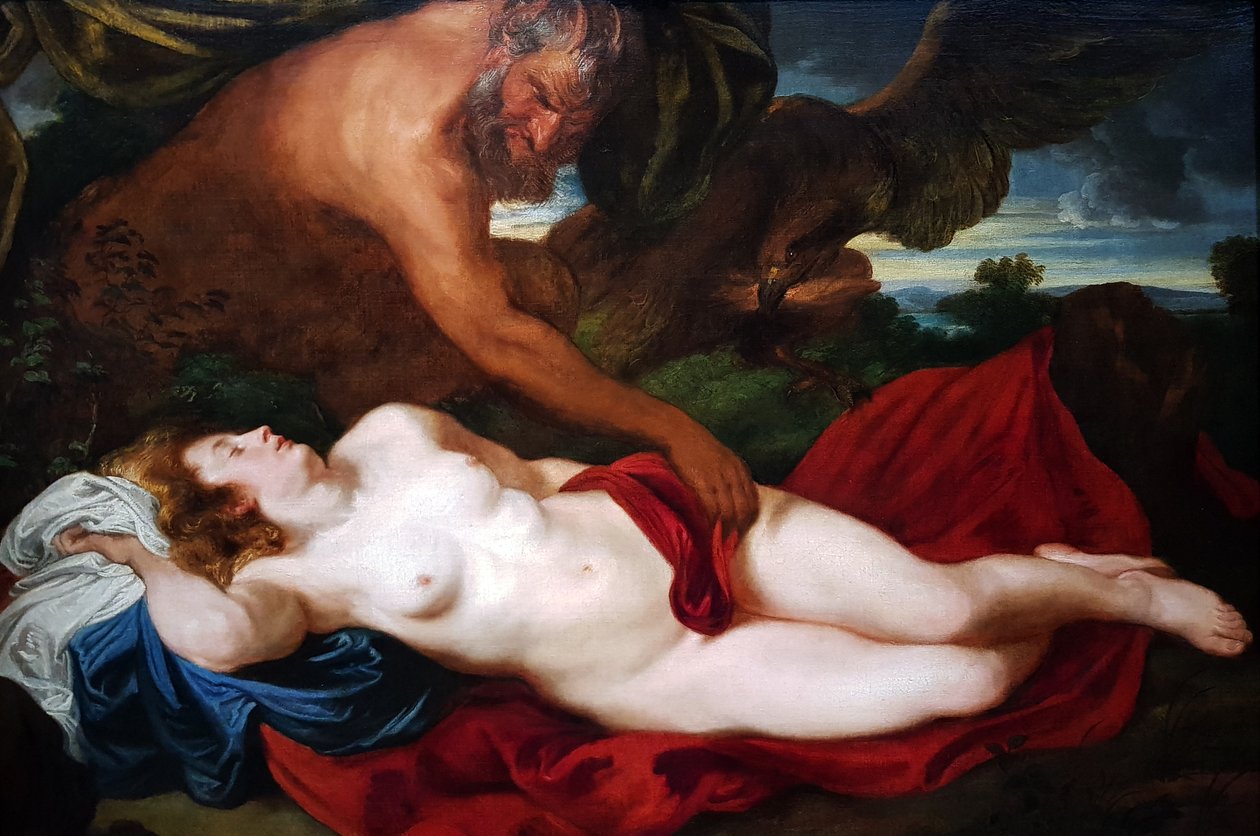 Antiope ile Satyr olarak Jüpiter by Anthony van Dyck