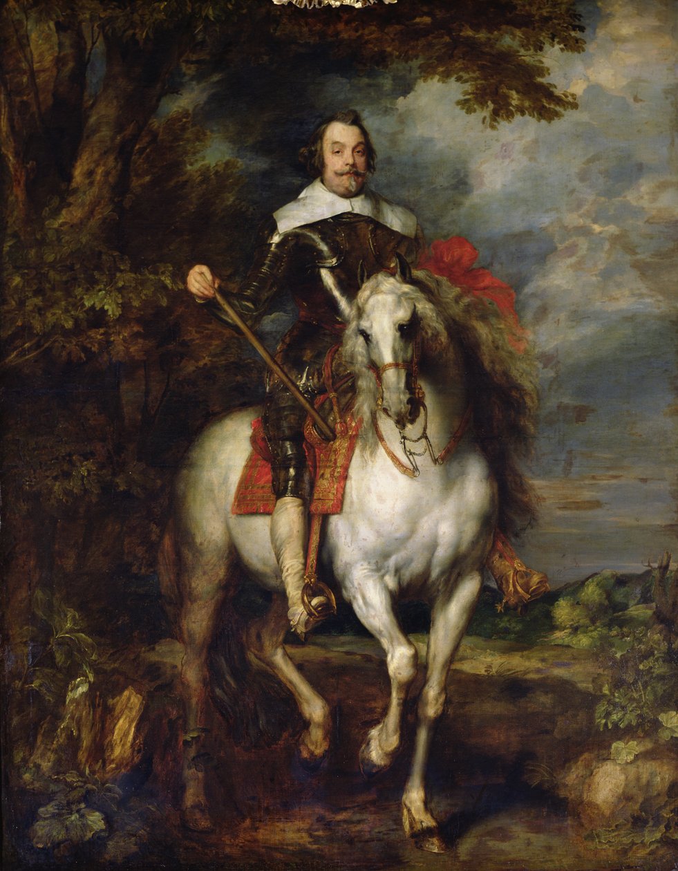 Equestrian Portrait of Don Francisco de Moncada (1586-1635)  by Anthony van Dyck
