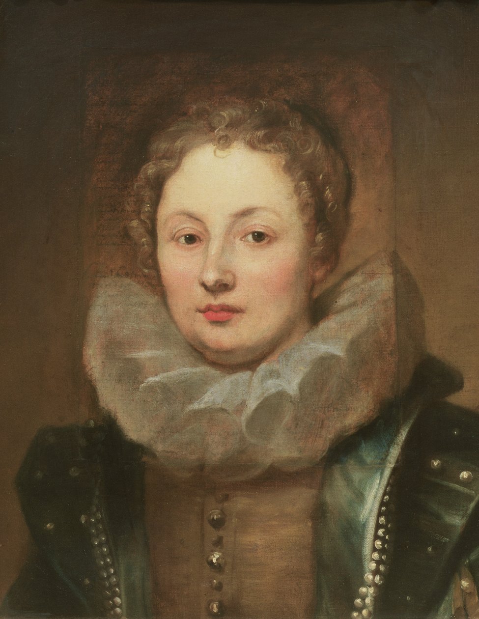 soylu bir kadın portresi by Anthony van Dyck