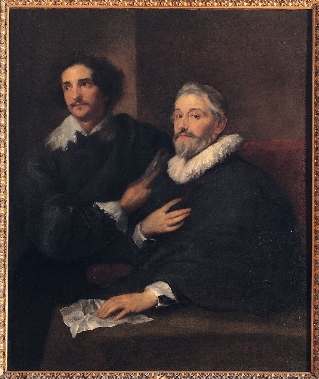 Oymacıların portresi Yaşlı Pieter de Jode ve Genç Pieter de Jode by Anthony van Dyck