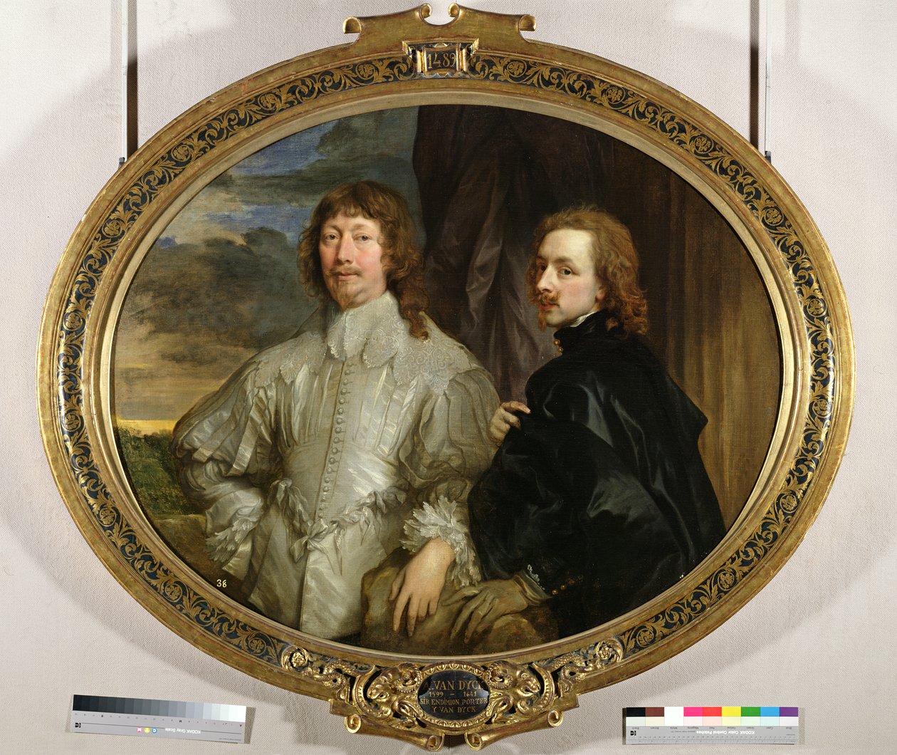 Sir Endymion Porter (1587-1649) ve Sanatçı, c.1635 by Anthony van Dyck
