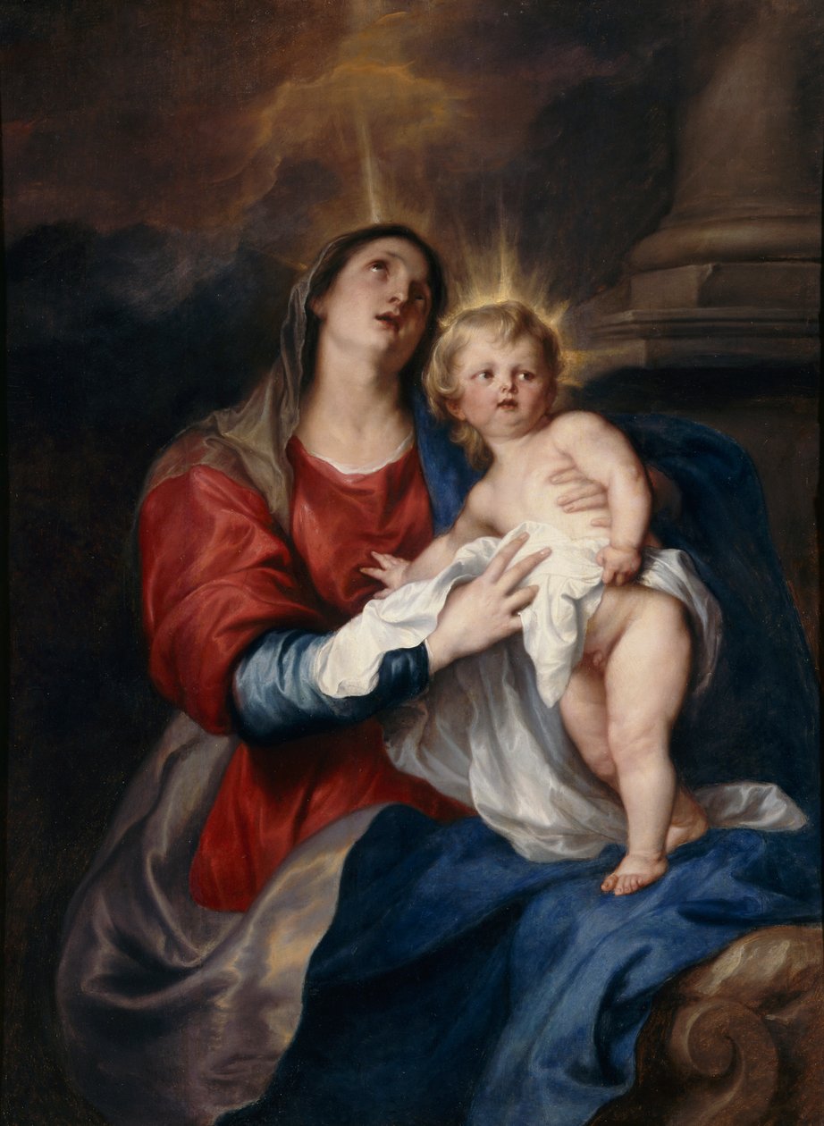 Bakire ve Çocuk, 1628 by Anthony van Dyck