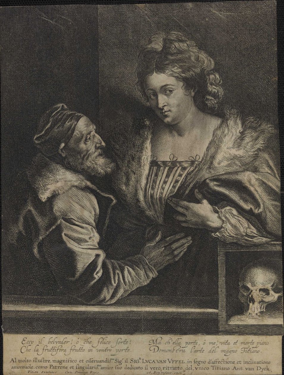 Tiziano ve Metresi by Anthony van Dyck