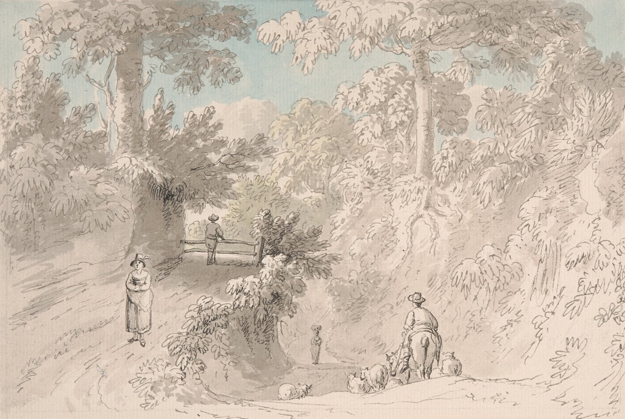 Koyunları pazara sürmek by Anthony Devis