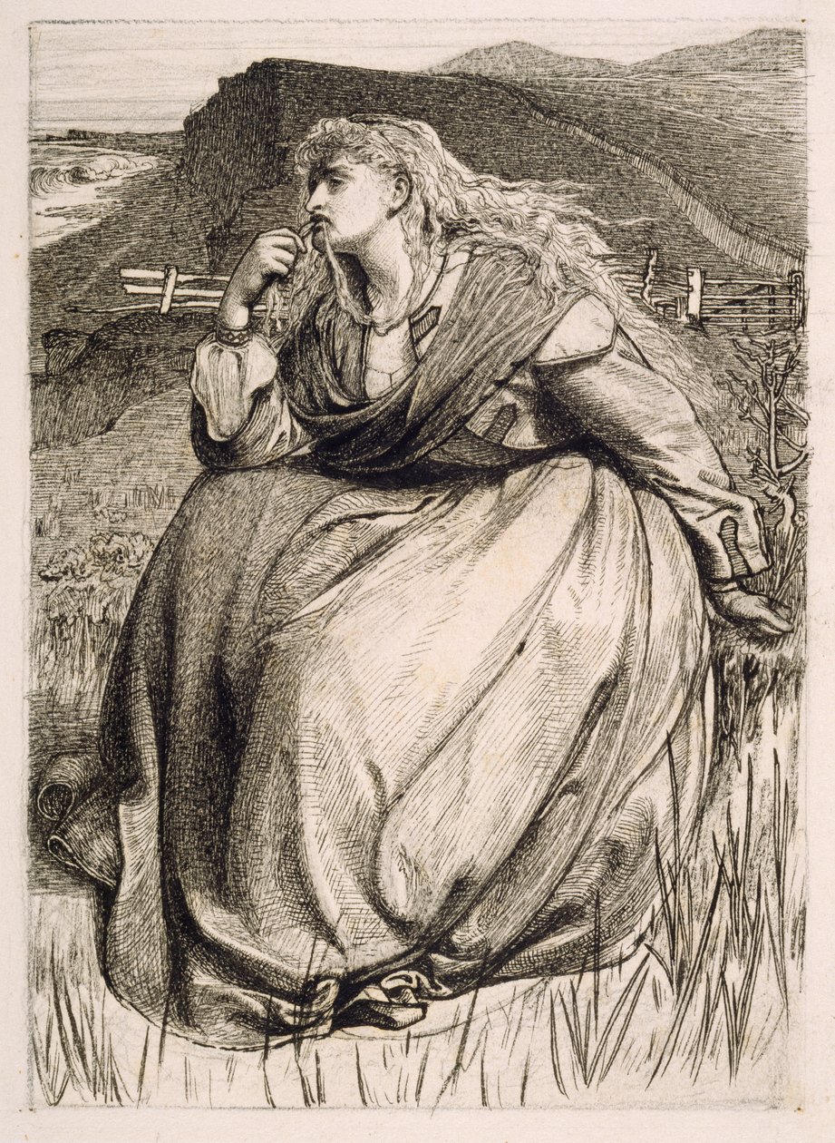"If" için tasarım, 1866 by Anthony Frederick Augustus Sandys