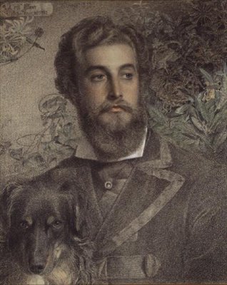 Cyril Çiçek Portresi by Anthony Frederick Augustus Sandys