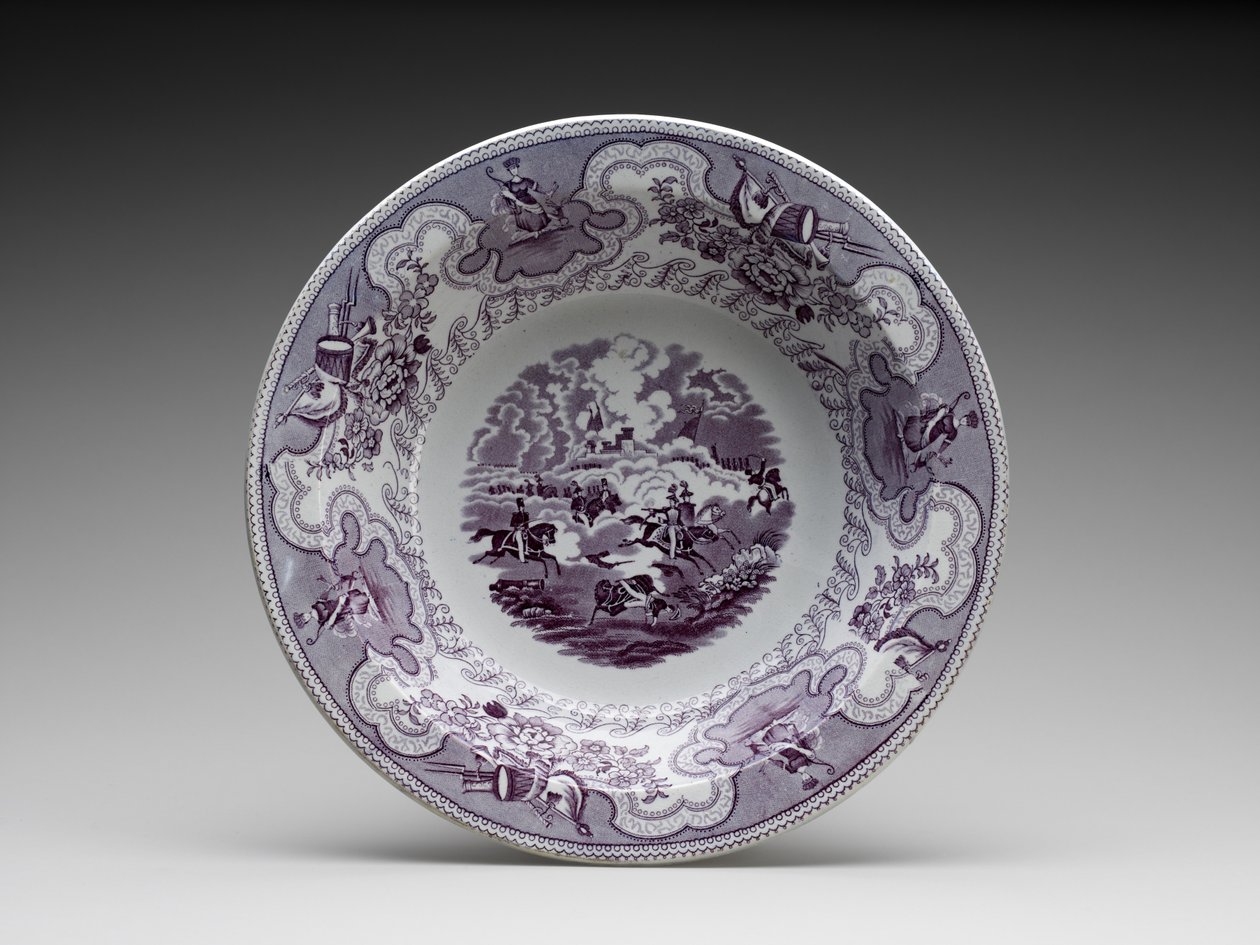 Servis Kasesi, c. 1853-1856 (transfer baskılı kurşun sırlı seramik) by Anthony Shaw