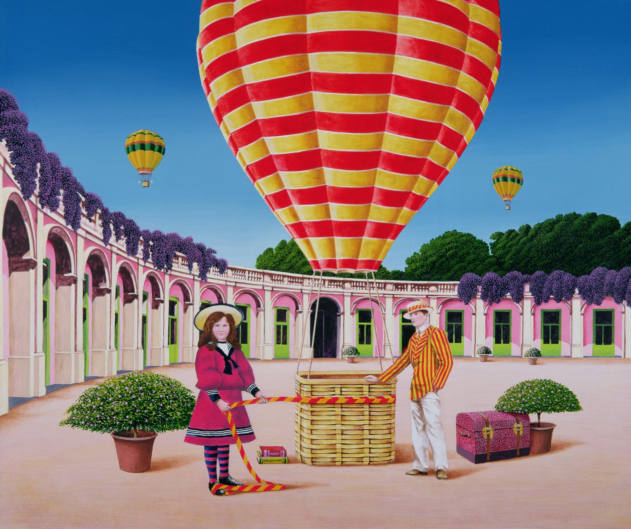 Baloncu, 1986 (gemide akrilik) by Anthony Southcombe