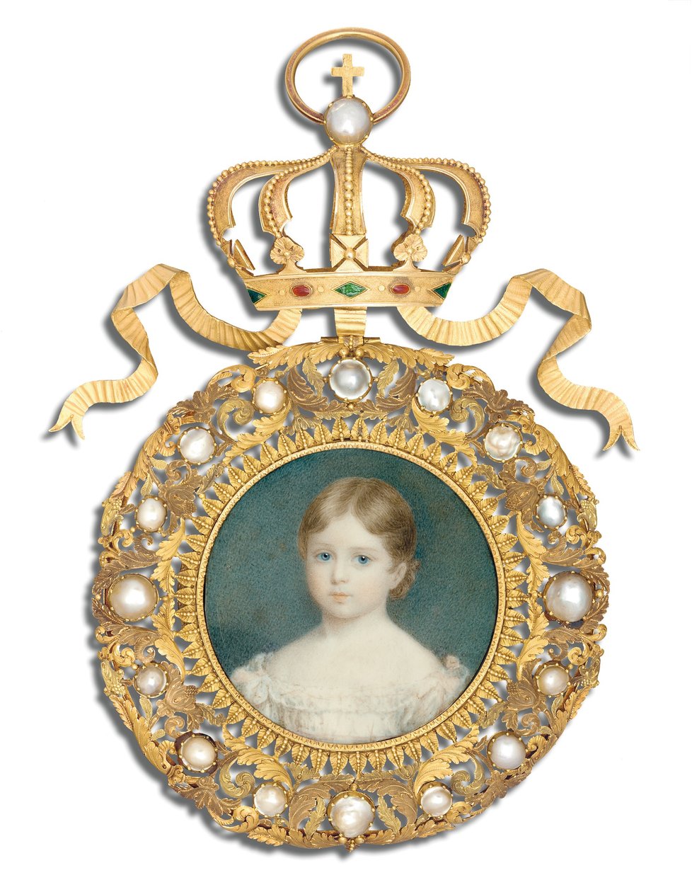 Çocukken Kraliçe Victoria, 1825 by Anthony Stewart