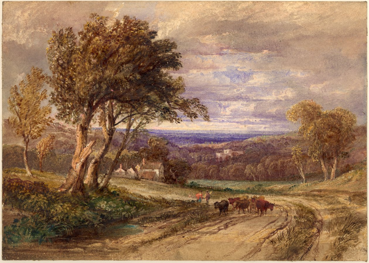 Lanercost Manastırı by Anthony Vandyke Copley Fielding