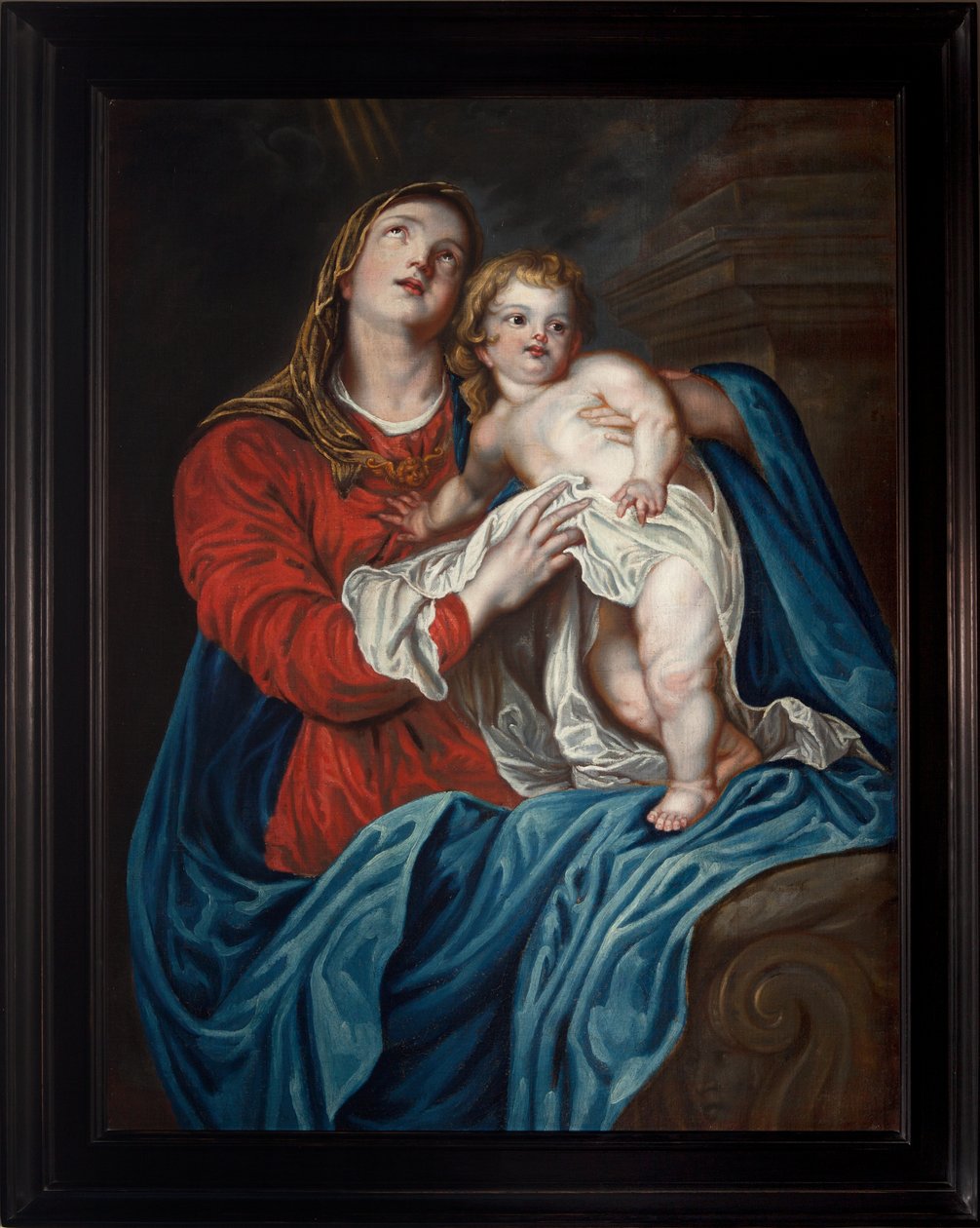 Anonim. Çocuklu Bakire. 18. yüzyıl (?). by Anthony van (after) Dyck
