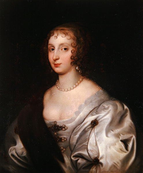 Leydi Elizabeth Stuart (tuval üzerine yağlı boya) by Anthony van (after) Dyck