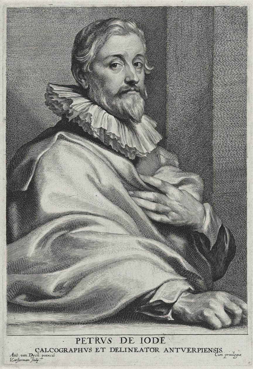 Pieter de Jode [Yaşlı] by Anthony van (after) Dyck