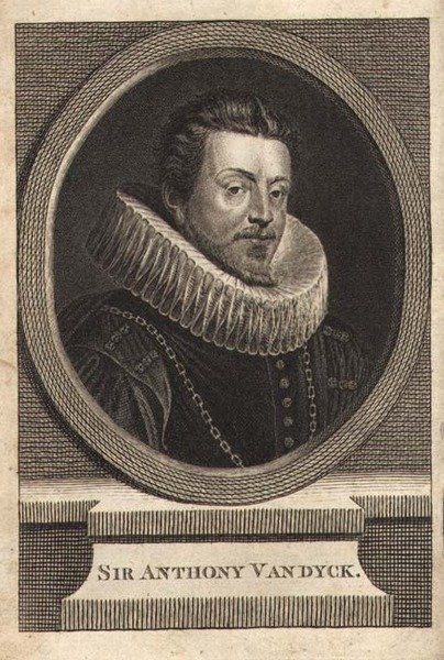 Sir Anthony van Dyck (1599-1641) (gravür) by Anthony van (after) Dyck