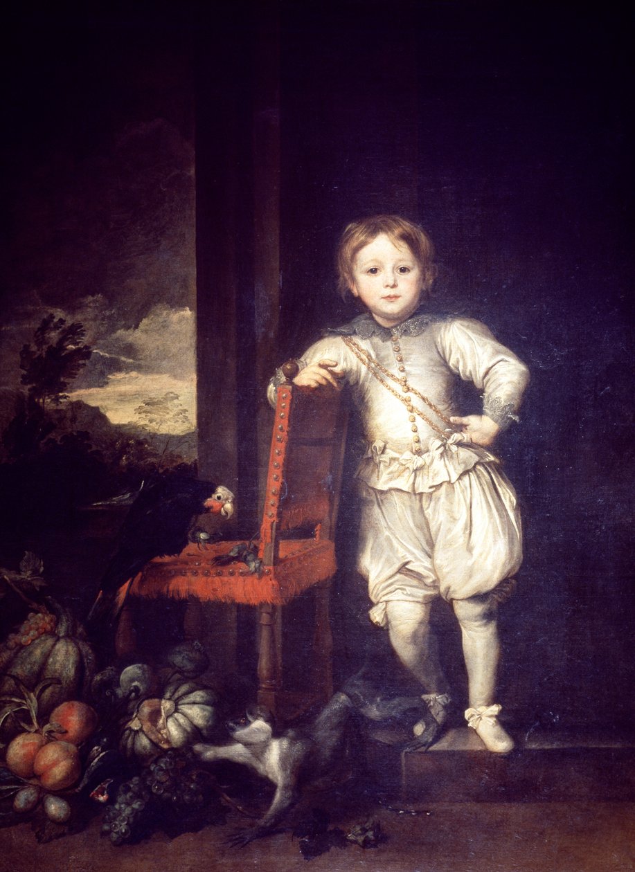 Beyaz elbiseli çocuk, Anthony van Dyck (1599-1641) by Anthony van Dyck