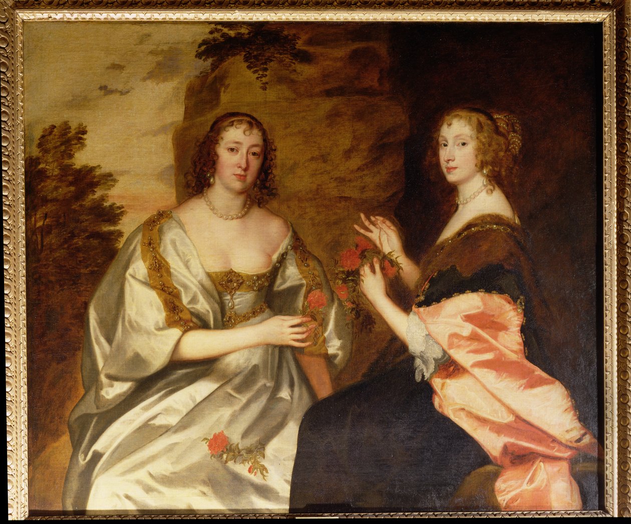 Morton Kontesi (d.1654) ve Bayan Killigrew (d.1638) by Anthony van Dyck