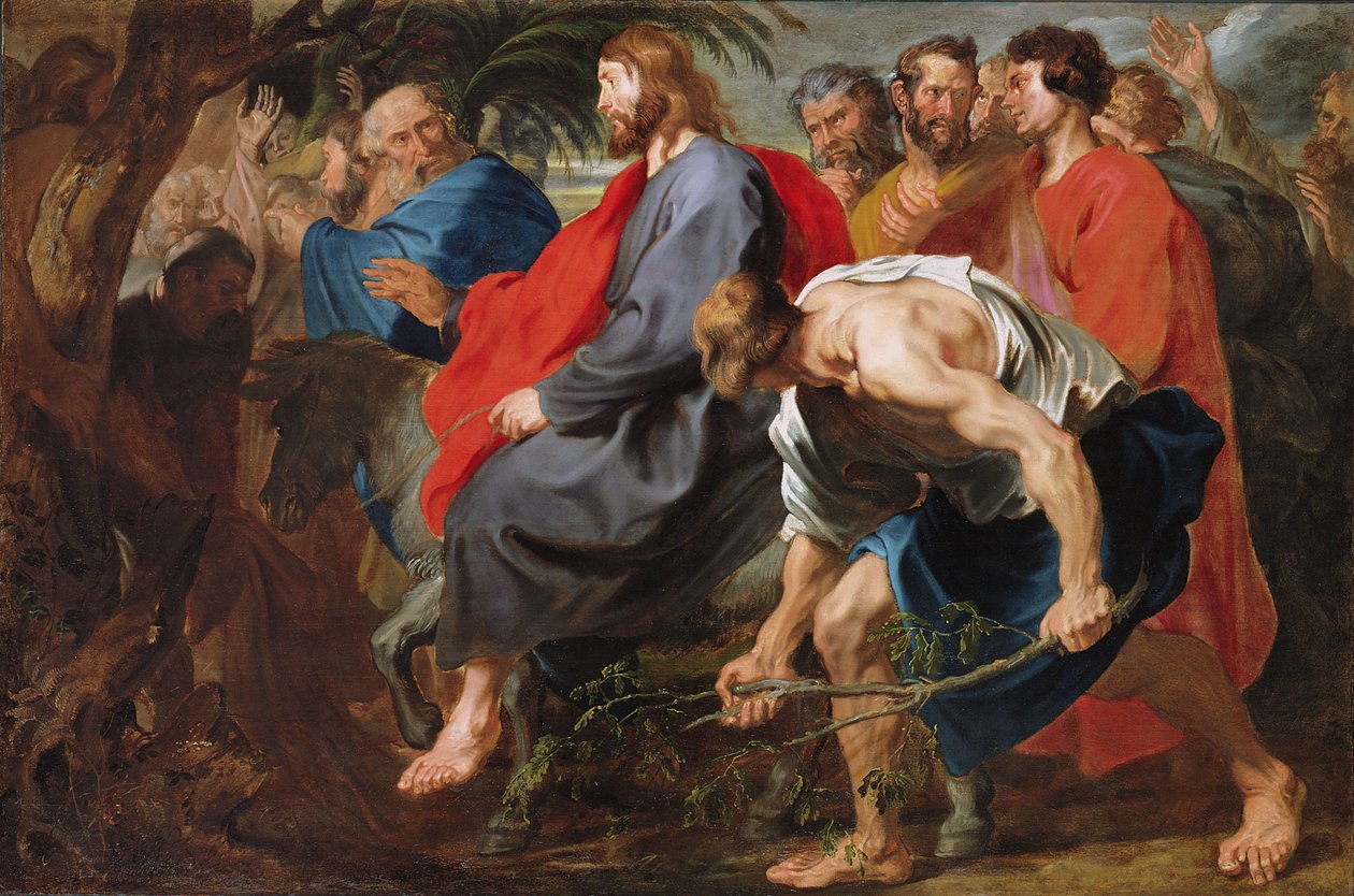 İsa'nın Kudüs'e girişi, yaklaşık 1617 (tuval üzerine yağlıboya) by Anthony van Dyck