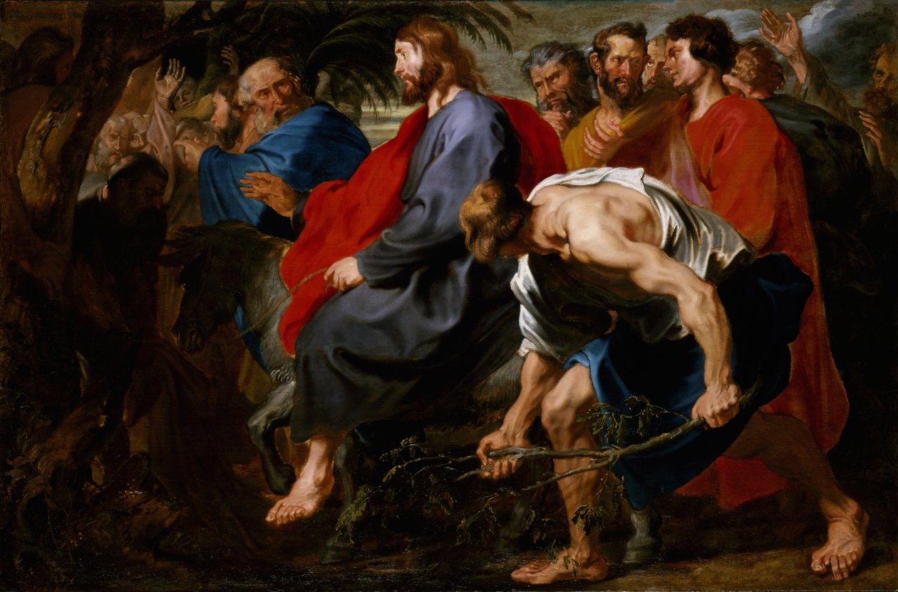 İsa'nın Kudüs'e girişi, yaklaşık 1617 (tuval üzerine yağlı boya) by Anthony van Dyck