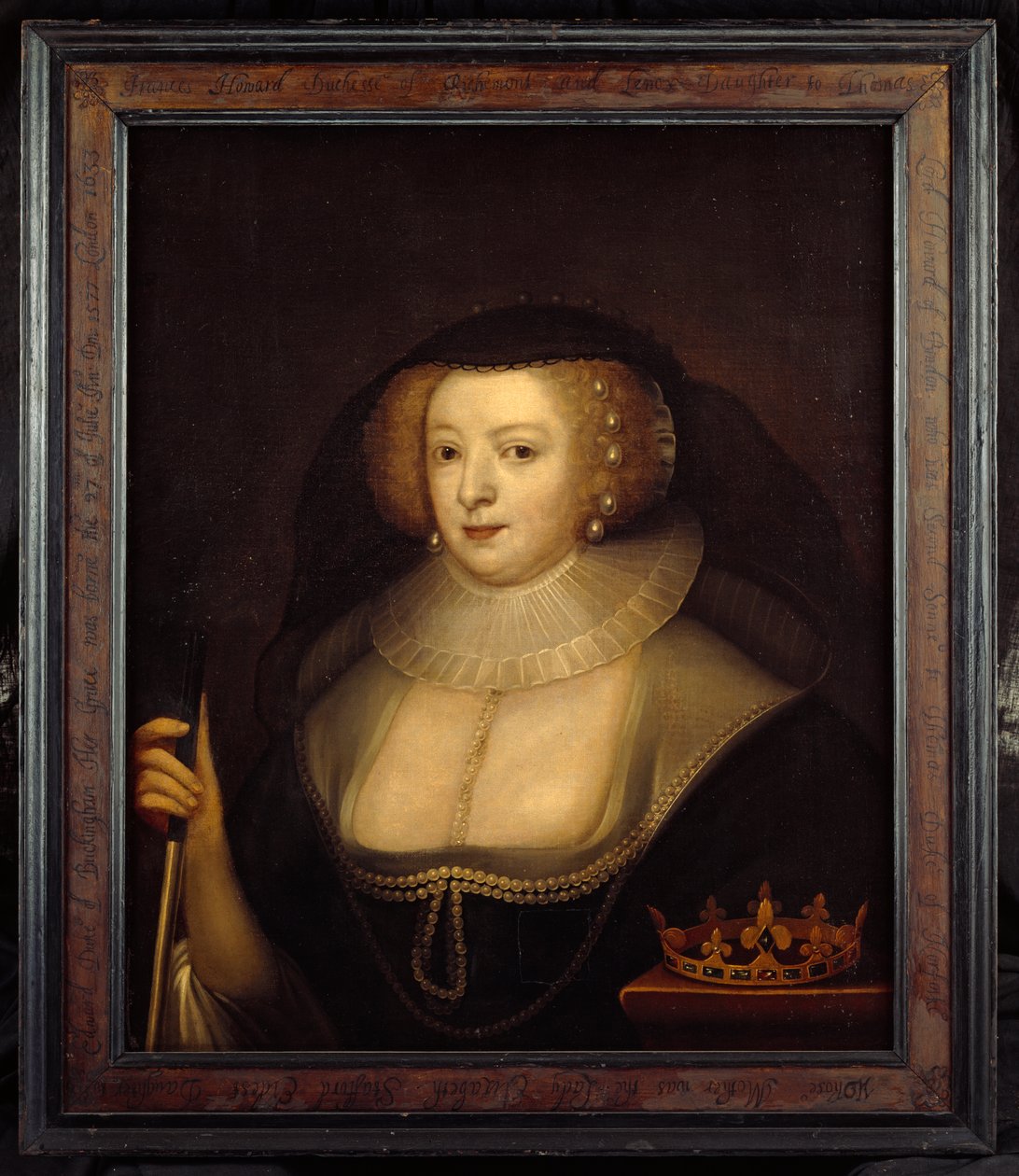 Frances Howard (tuval üzerine yağlıboya) by Anthony van Dyck