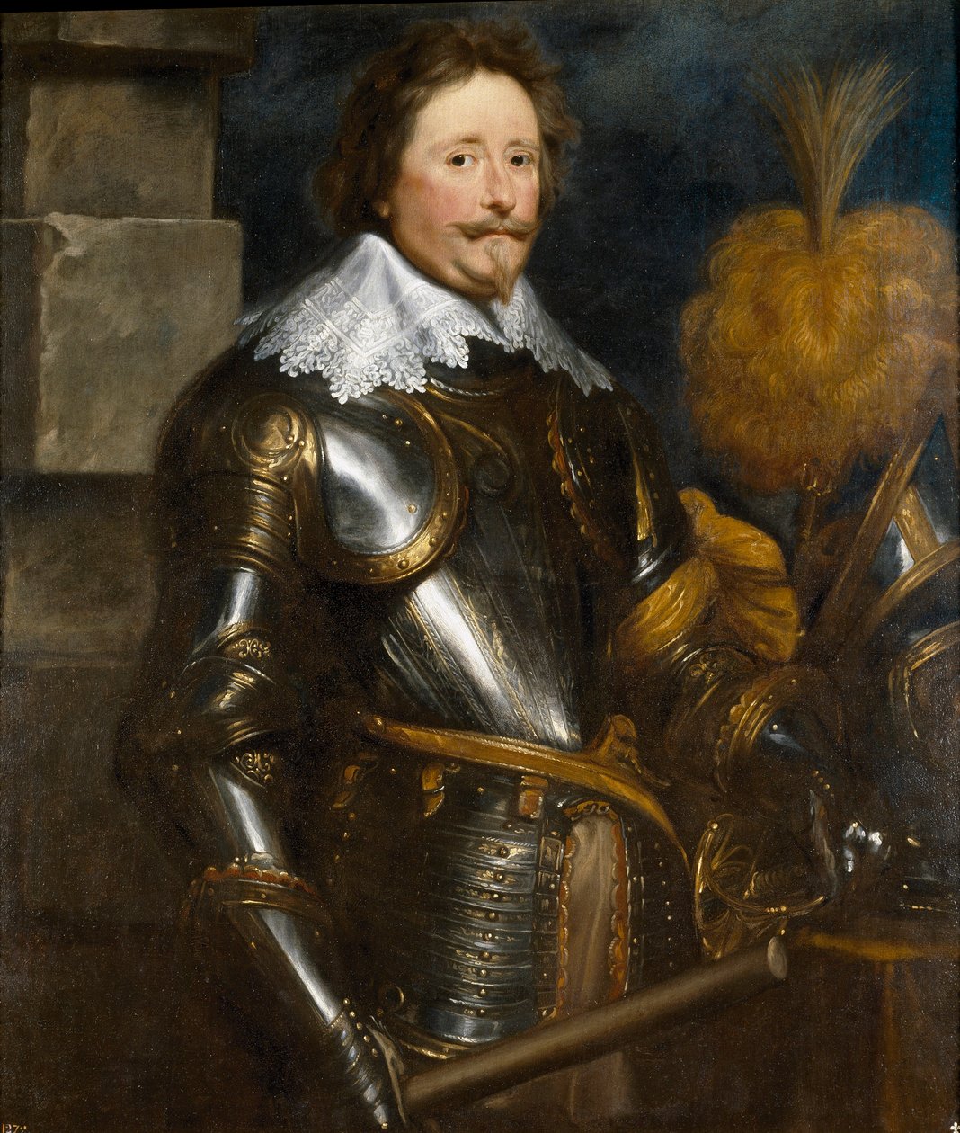 Frederic-Henri d'Orange-Nassau - Frederic Henri d'Orange Nassau - Orange Prensi Frederick Henry'nin Portresi (1584-1647) - Dyck, Sir Anthony van (1599-1641) - 1631-1632 - Tuval üzerine yağlı boya - 110x95 - Museo del Prado, Madrid by Anthony van Dyck