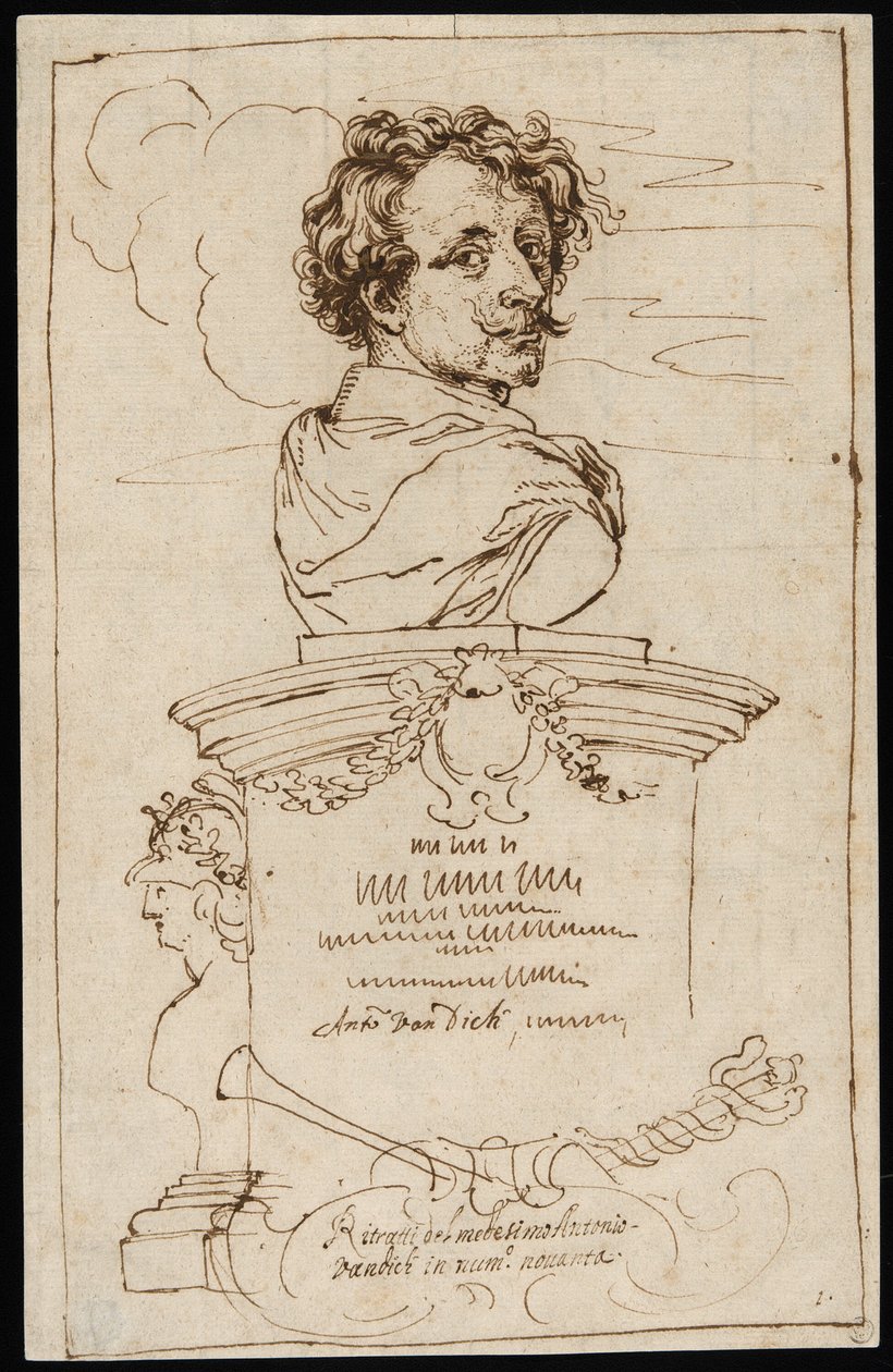 "İkonografi" den cephe parçası by Anthony van Dyck