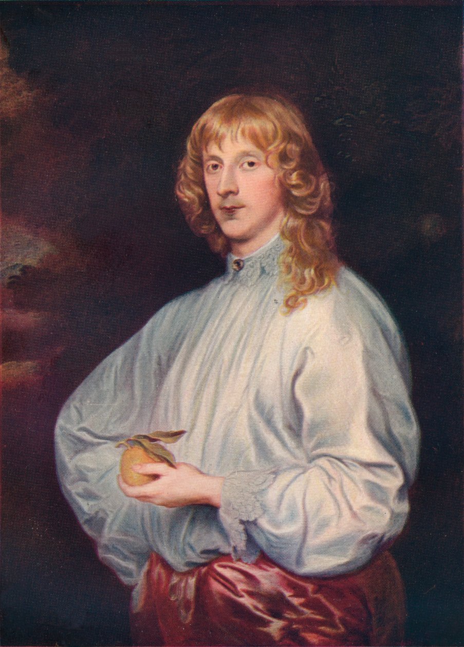 James Stuart, Özellikleriyle Richmond Dükü ve Lennox, 1634 by Anthony van Dyck