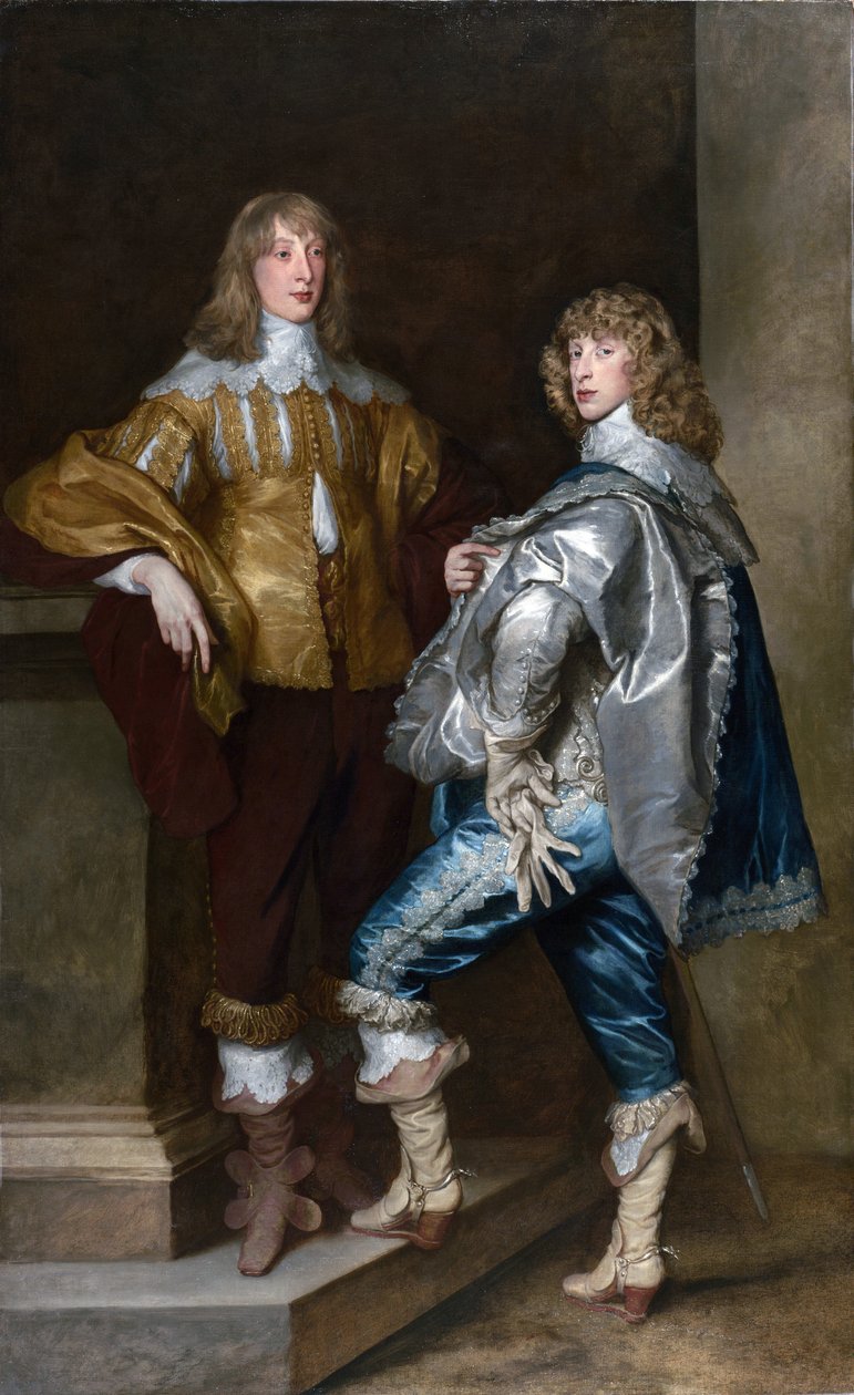 Lord John Stuart and his brother Lord Bernard Stuart c.1638 (oil on canvas) by Anthony van Dyck