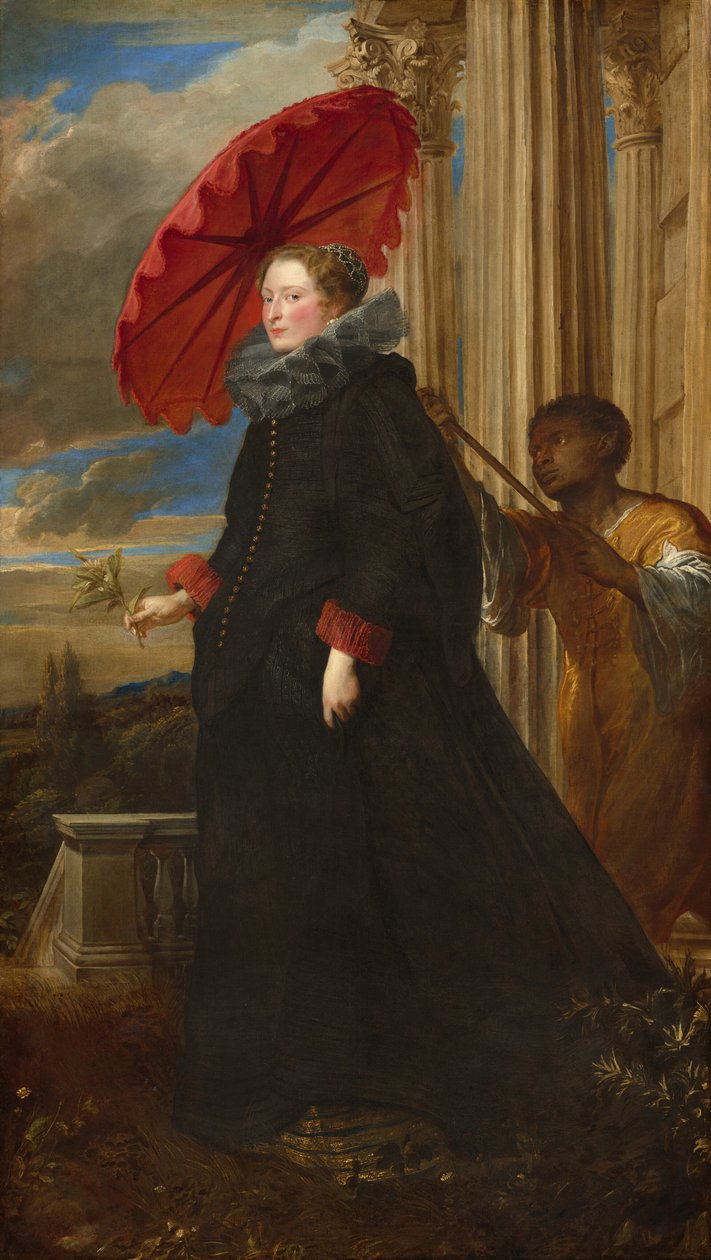 Marchesa Elena Grimaldi Cattaneo, 1623. by Anthony van Dyck