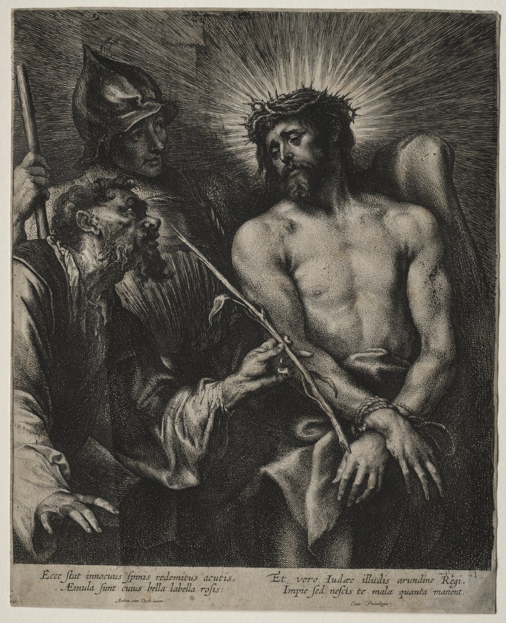 İsa ile alay etmek. by Anthony van Dyck