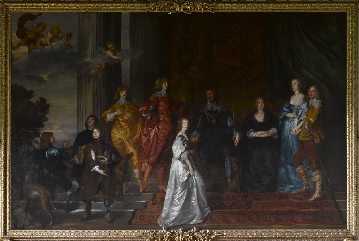 Philip Herbert (1584-1650), Pembroke 4. Kontu ve ailesi by Anthony van Dyck