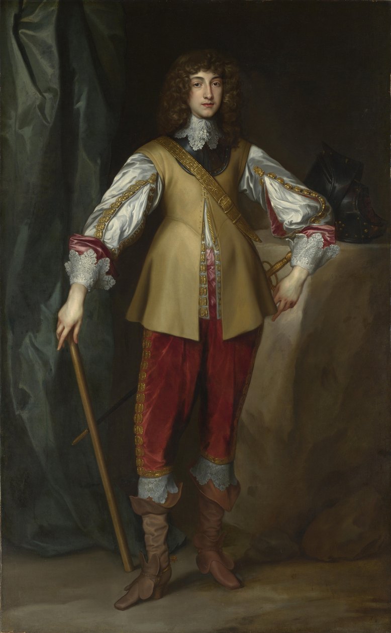 Ren Prensi Rupert'in Portresi 1619-1682, Cumberland Dükü, yaklaşık 1637 by Anthony van, Dyck