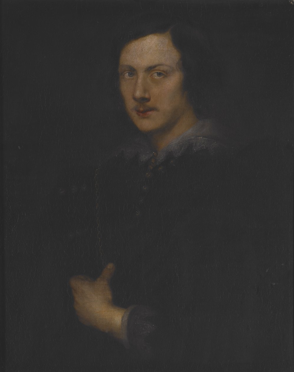 Bir Cenevizli Asilzadenin Portresi (tuval üzerine yağlıboya) by Anthony van Dyck